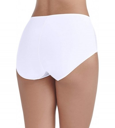 Panties Women's Breathable Luxe Brief Panty 13180 - Star White - C418M7TO6ST $10.01
