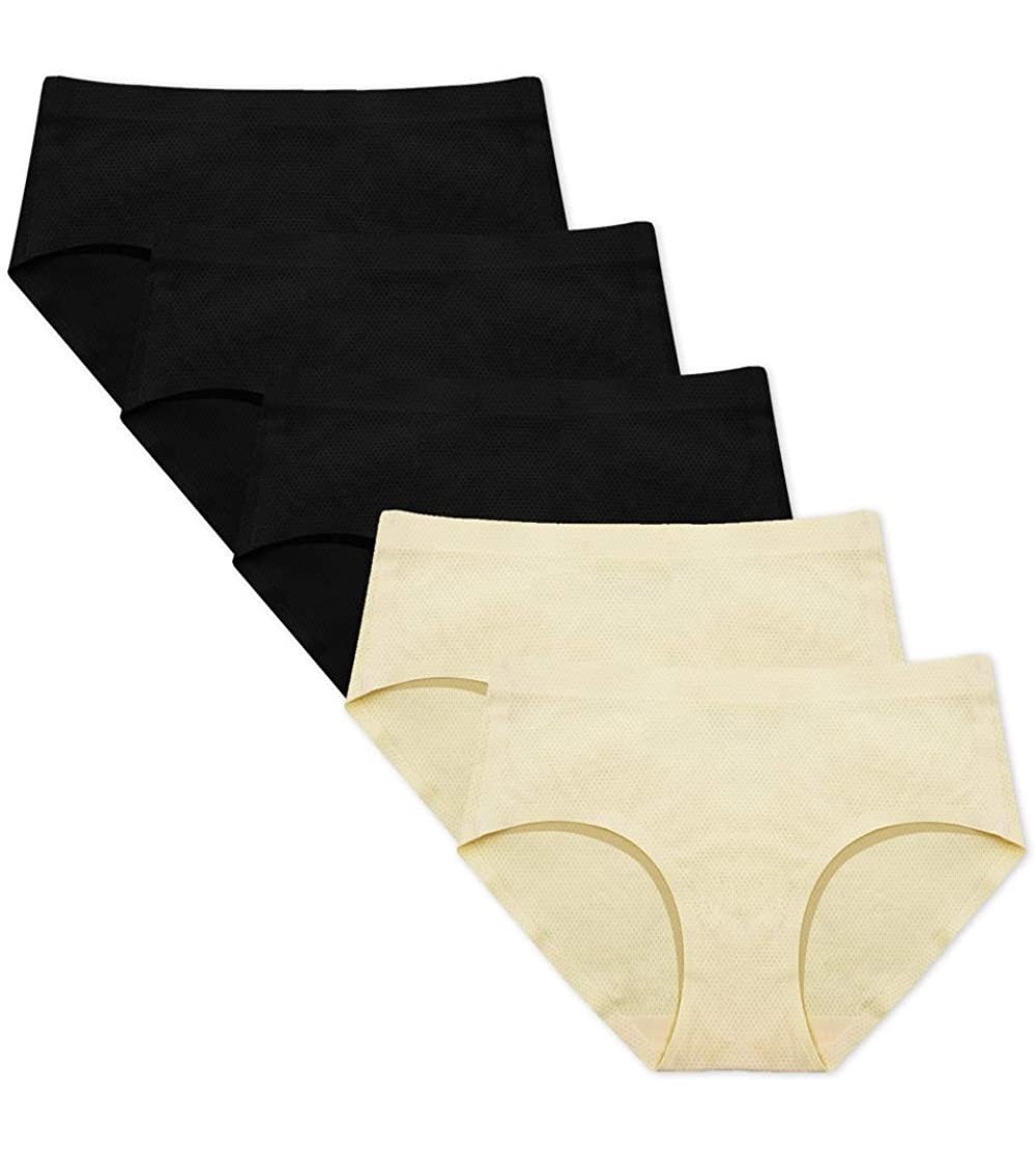 Panties No show underwear for women seamless panties comfortable briefs - Color2-pack of 5 - CT18AY97GRT $14.07