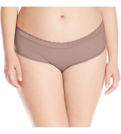 Panties Women's Plus-Size Gorgeous Hipster - Mink - CY11EF2EYWL $33.24