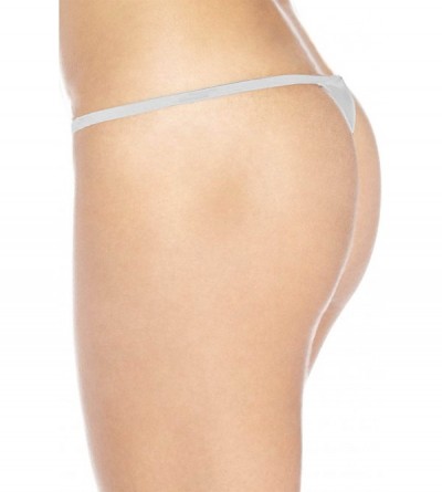 Panties Funny Women's Made in USA White Thong G-String Black Lick IT Before You Stick IT - CL11ICYNIVL $12.31