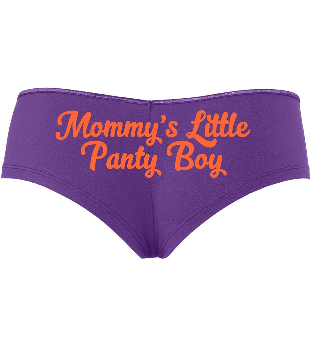 Panties Mommys Little Panty Boy for DMLB or Sissy Boys Boyshort - Orange - CT18SRGI0CM $13.50