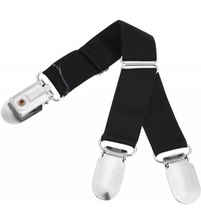 Garters & Garter Belts Unisex Straight/Y Style Elastic Nylon Garter Belts Holder with Plastic Metal Non-slip Clip - D Type 4p...