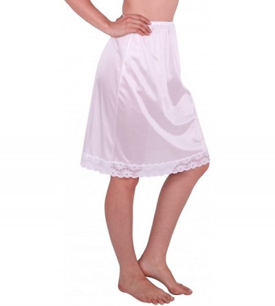 Slips Slipon Skirt (UM52020) White- 23" L - CN11TL207ZD $13.34