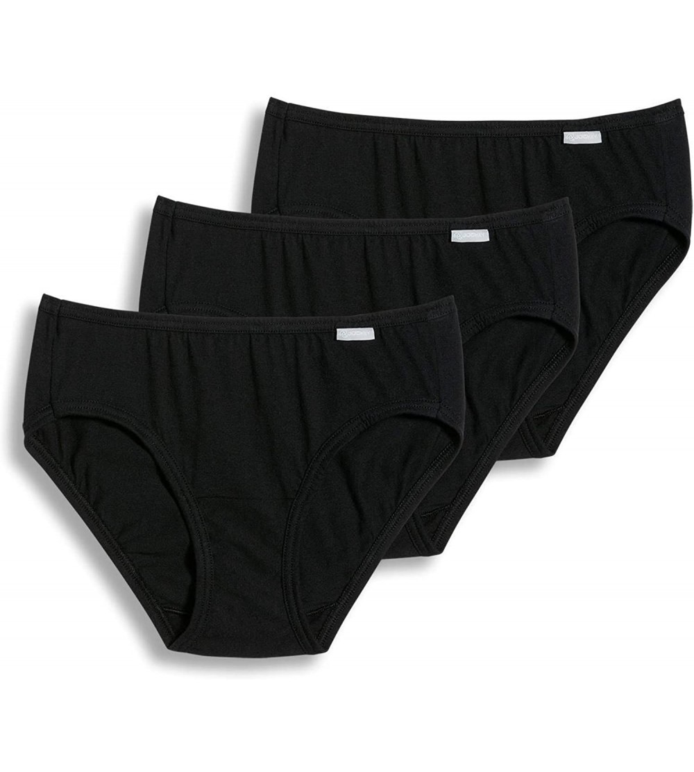 Panties Women's Elance Bikini 3-Pack - Black - CS18UT7HZAX $23.97