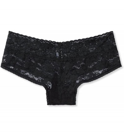 Panties Women's Lace Cheeky Hipster Underwear- 3 pack - Black/Nude/Leopard - CY18D4DH58T $18.54