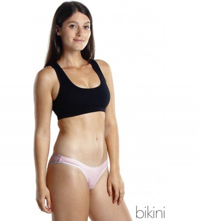 Panties Womens Cotton Bikini Underwear Set- Seamless Ladies Panties | 10 Pack - Assorted - C8184ANNH39 $17.46