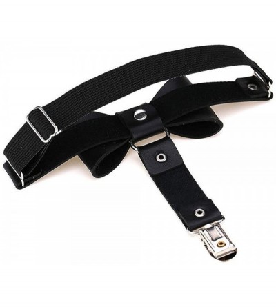 Garters & Garter Belts 2PCS Butterfly Knot Garters Leg Ring Leg Elastic Punk Harness Garter Belt Adjustable Suspender with 1 ...
