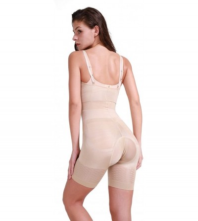 Shapewear Women's Open Bust Bodysuit Shapewear Underwear Tummy Control Shapewear Butt Lifter Bodysuit Panties - Nude2(open Bu...