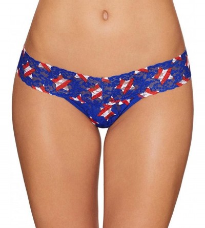 Panties Star Spangled Low Rise Thong- One Size- Stars - CM12NU6GNX8 $55.98