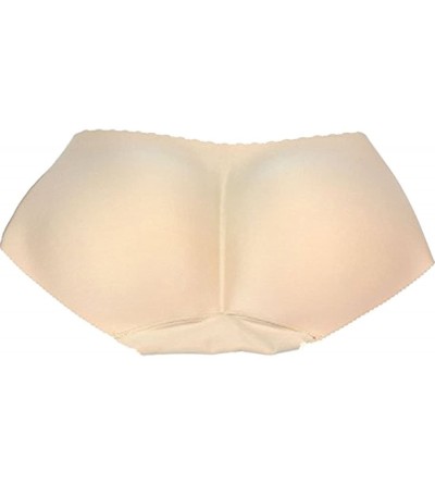 Shapewear Women Butt Hip Up Padded Panties Push up Underwear Seamless Bottom Sponge Briefs - Nude - CQ128S2PHPL $14.65