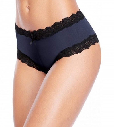 Panties Women's Panties Bikini Assorted Lace Nylon Spandex Bikini Underwear - Lace Tanga - CC18HAOLWDU $22.56