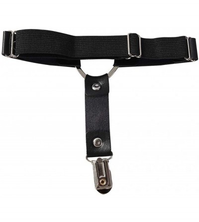 Garters & Garter Belts Women's Gothic Punk Garter Belt Adjustable PU Leather Leg Ring Heart Shaped Ring Leg Sling - Black Pg0...