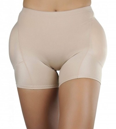 Shapewear Women's Butt and Hip Padded Panty - Beige - CM11WUU5KCN $16.31
