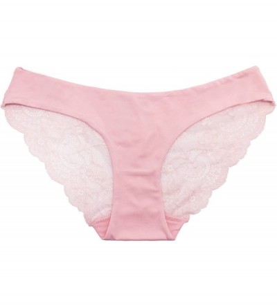 Panties Women Panties Bikini Pack Brazilian High Cut Lace Hipsters Underwear - Assorted 4 - C1186WTHXYI $14.96