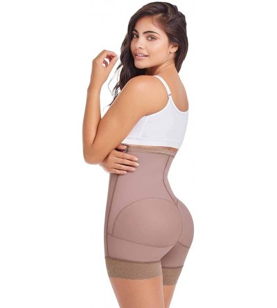Shapewear Women Butt Lifter Enhancer Shorts | Short Levanta Cola Colombiano - Mocca - CC18LHGZ89W $46.75