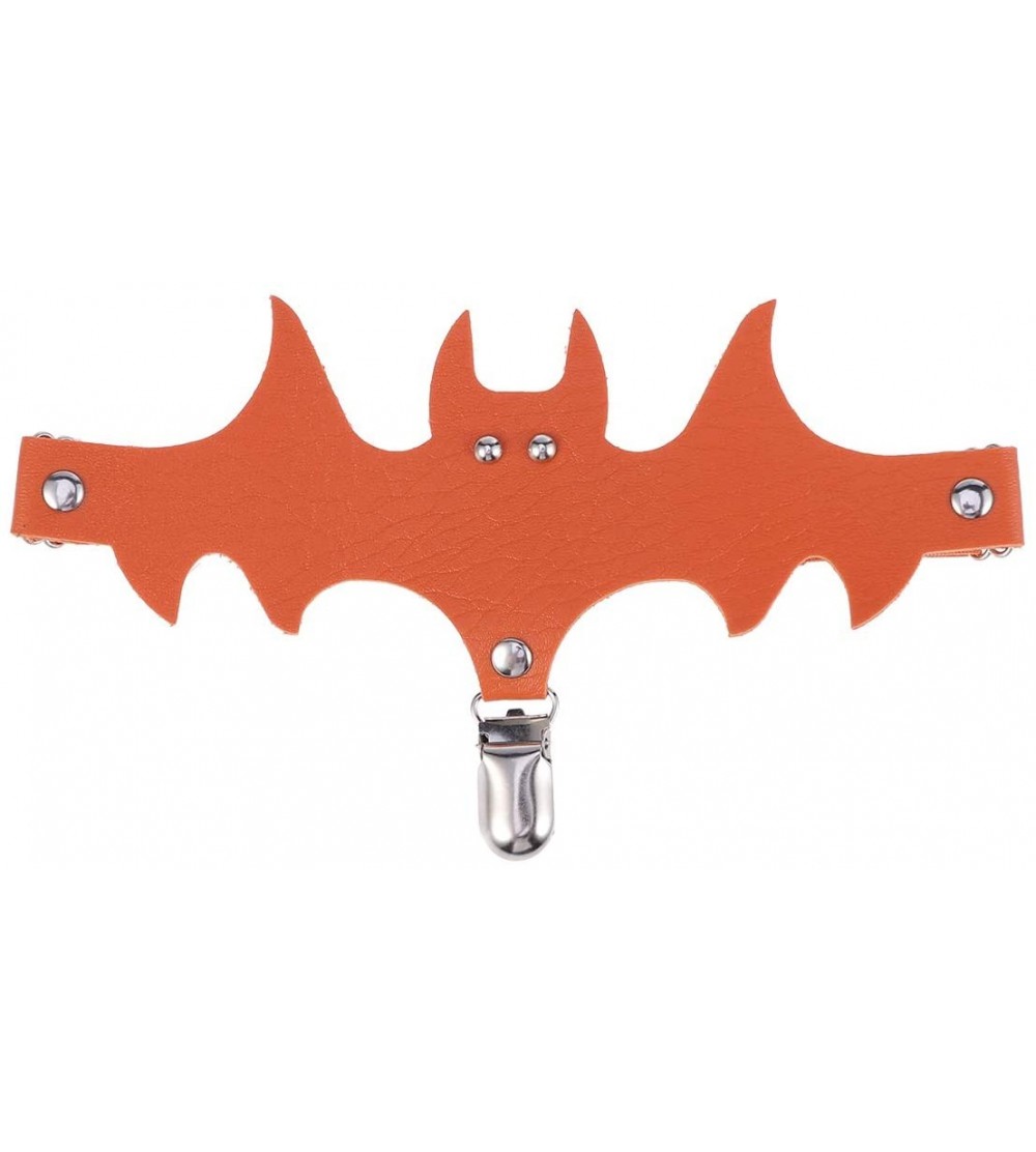Garters & Garter Belts Halloween Bat Wings Garter Belt Sexy Leather Stocking Suspender Stocking Clip Ring for Girls Women Ora...