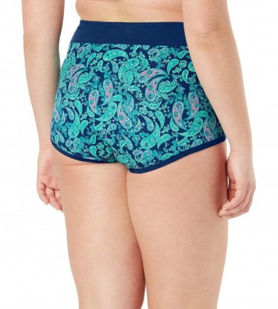 Panties Women's Plus Size 3-Pack Color Block Full-Cut Brief Underwear - Pastel Assorted (0591) - CM11LA2HJ1B $23.59