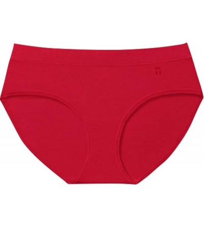 Panties Women's Cool Cotton Briefs - Comfortable Breathable Super Soft Underwear for Women - Haute Red - C6196XKAZCC $25.87