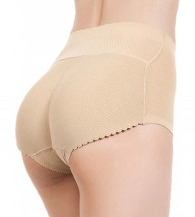 Shapewear Women Seamless Butt Lift Panties Underwear Padded Butt Hip Enhancer Shaper Panty Shapewear - Beige - C517WWGZ5DG $2...