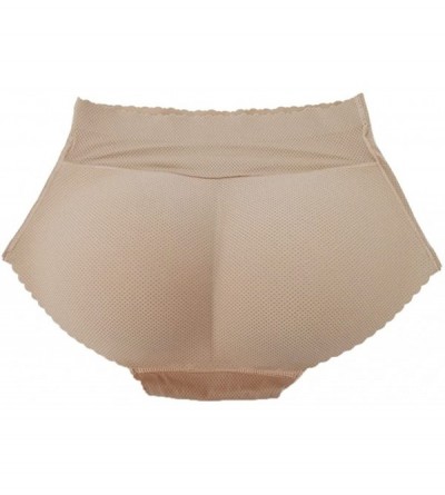 Shapewear Women Seamless Butt Lift Panties Underwear Padded Butt Hip Enhancer Shaper Panty Shapewear - Beige - C517WWGZ5DG $1...