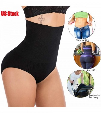 Shapewear Women Waist Trainer Tummy Control Panties Body Shaper High Waisted Shapewear Briefs Butt Lifter Slimming Corset - B...