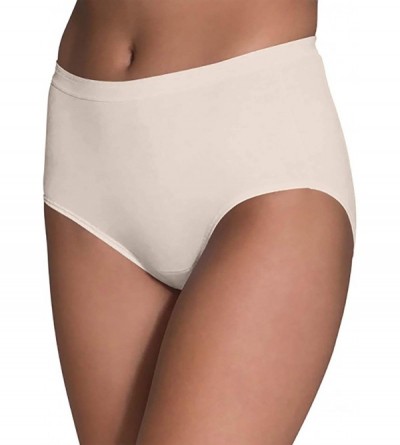 Panties Women's Tag Free Cotton Brief Panties (Regular & Plus Size) - Brief - 6 Pack - Assorted Colors - CF11IVT7YOJ $21.98