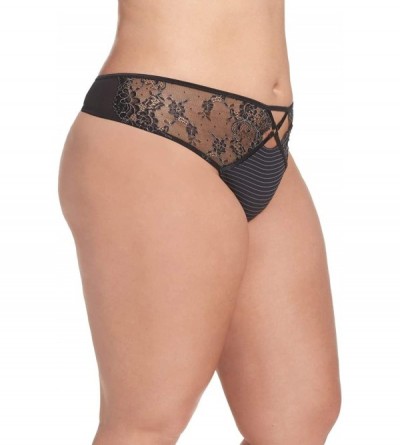 Panties Lace Thong - Black - CY198ZWIR8X $16.76