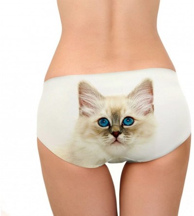 Panties Seamless Underwear Soft Briefs for Women Low Rise Animal Pattern - 1 Pack-design 18 - CR18ST0NUW3 $10.28