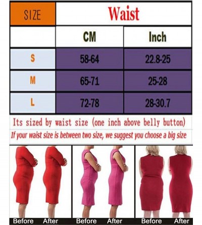 Shapewear Waist Trainer Corset Cincher Body Slimmer Shaper Tummy Control Fat Burner for Women - Black - CN12BZ0XLZB $8.32