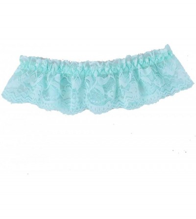 Garters & Garter Belts 2019 Sexy Lace Wedding Garters for Bride with Bow Party Prom Leg Garter - Light Green - CP18G3DAEI9 $1...