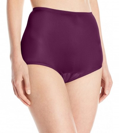 Panties Women's Perfectly Yours Ravissant Tailored Nylon Brief Panty 15712 - Mystic Berry - CA11QSRN1BB $12.88