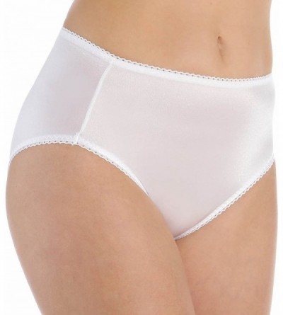 Panties Women's Undershapers Light Control Hi-Cut Brief 48001 - White Ice - CB116USP5RB $19.80