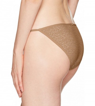 Panties Women's Modern lace Trim Bikini - Glow - CW182Q7X7L9 $11.76