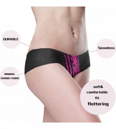 Panties Women's Hipster Panties Seamless Briefs No Show Invisible Underwear Elastic Bikini - Color25 - C719C4DII2U $14.93
