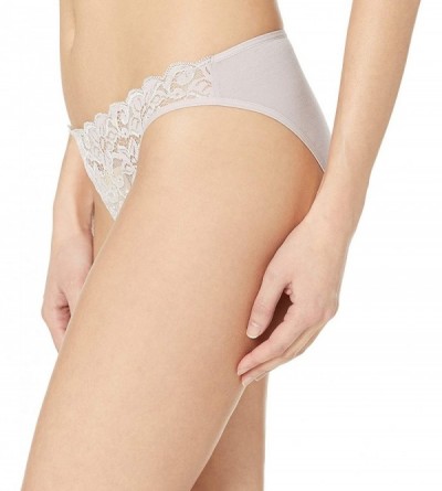 Panties Women's Luxury Moments Bikini - Pastel Grey - C918HH9RQND $25.48