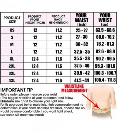Shapewear Waist Trainer Hot Sweat Corset for Women Adjustable Rows Hook/Zipper Corset Shapewear Slimming Shaper Girdle Belt -...