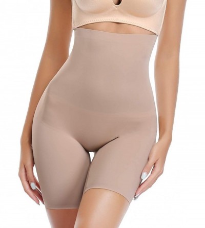 Shapewear Seamless Shapewear for Women Tummy Control Shapewear Shorts High Waist Panty Thigh Slimmer - Beige-light Control - ...