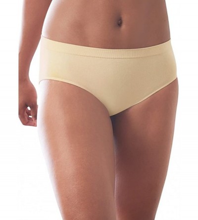 Panties Women's Comfort Revolution Microfiber Hipster Panty- 3-Pack - Black/Nude/Light Beige - CB183O4AH53 $30.77