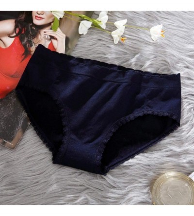 Slips Women's Sexy Lingerie Lace Open Thong Panties G-Pants Lingerie Pajamas - Blue - CO195AQUGU4 $10.24