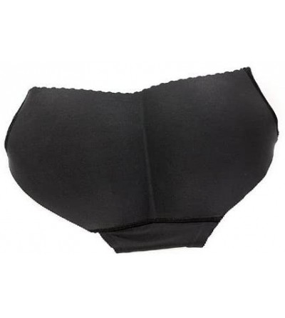 Shapewear Butt Enhancer Buttocks Shaper Panty Padded Panties Seamless Underwear - Black - C511LHVNZZP $11.26