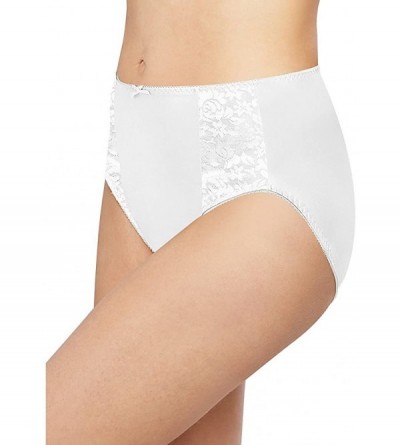 Panties Women's Double Support Hi Cut - White - CA189X9UW3K $15.49