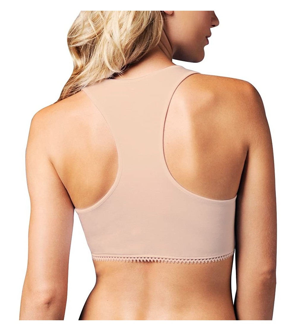 Camisoles & Tanks Demi Cami - Jacqui - Layer Over Your Bra - Racerback - Nude - CX11HGY74NB $18.11