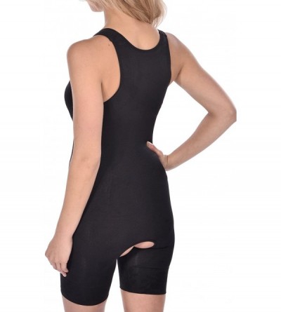 Shapewear Womens Ladies Shapewear Seamless Firm Body Thigh Control Slimming Bodysuit (See More Colors and Sizes) - Black - CL...