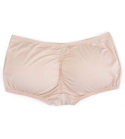 Shapewear Women's Butt Lifter Underwear Boyshort Panties Body Shaper - Beige-padded - CN18NS7LT0E $12.72