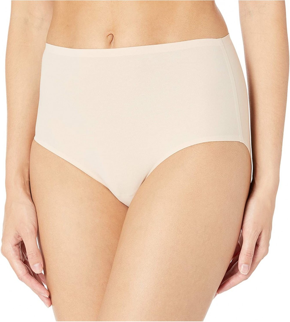 Panties Women's Smoothease Invisible Stretch VPL-Free Full Brief - Natural Beige - CO18KWMISZ3 $18.38