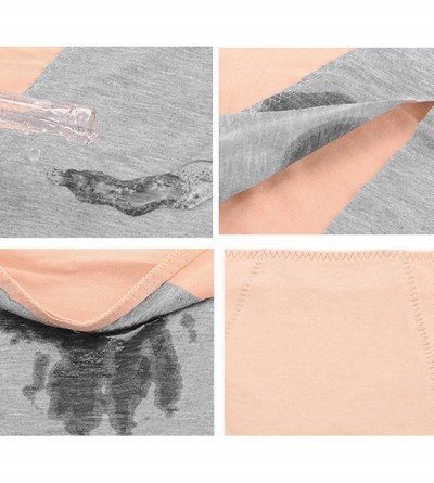 Panties 3Pcs Women Menstrual Period Briefs Leakproof Panties Postpartum Bleeding Underwear - Purple - CQ187TZ48EU $16.03