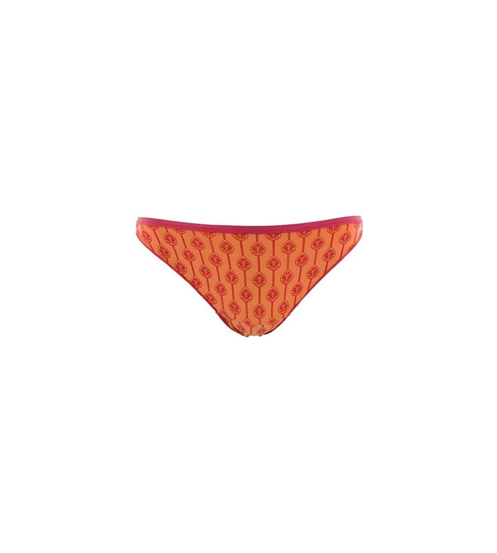 Panties Womens Wear Print Bikini Brief - Nectarine Leaf Lattice - CU194UC3ZNA $17.91