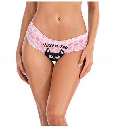 Panties Women's Fashion Flirty Sexy Funny Naughty 3D Printed Cute Animal Underwears Briefs Gifts - Happy Birthday - CZ199295M...