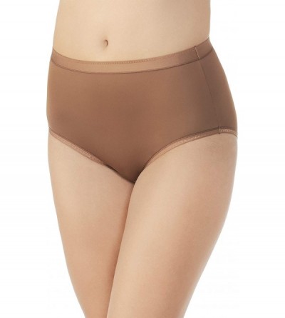 Panties Women's Comfort Where It Counts Brief Panty 13163 - More Coffee - CL17WZ3I2KL $16.99
