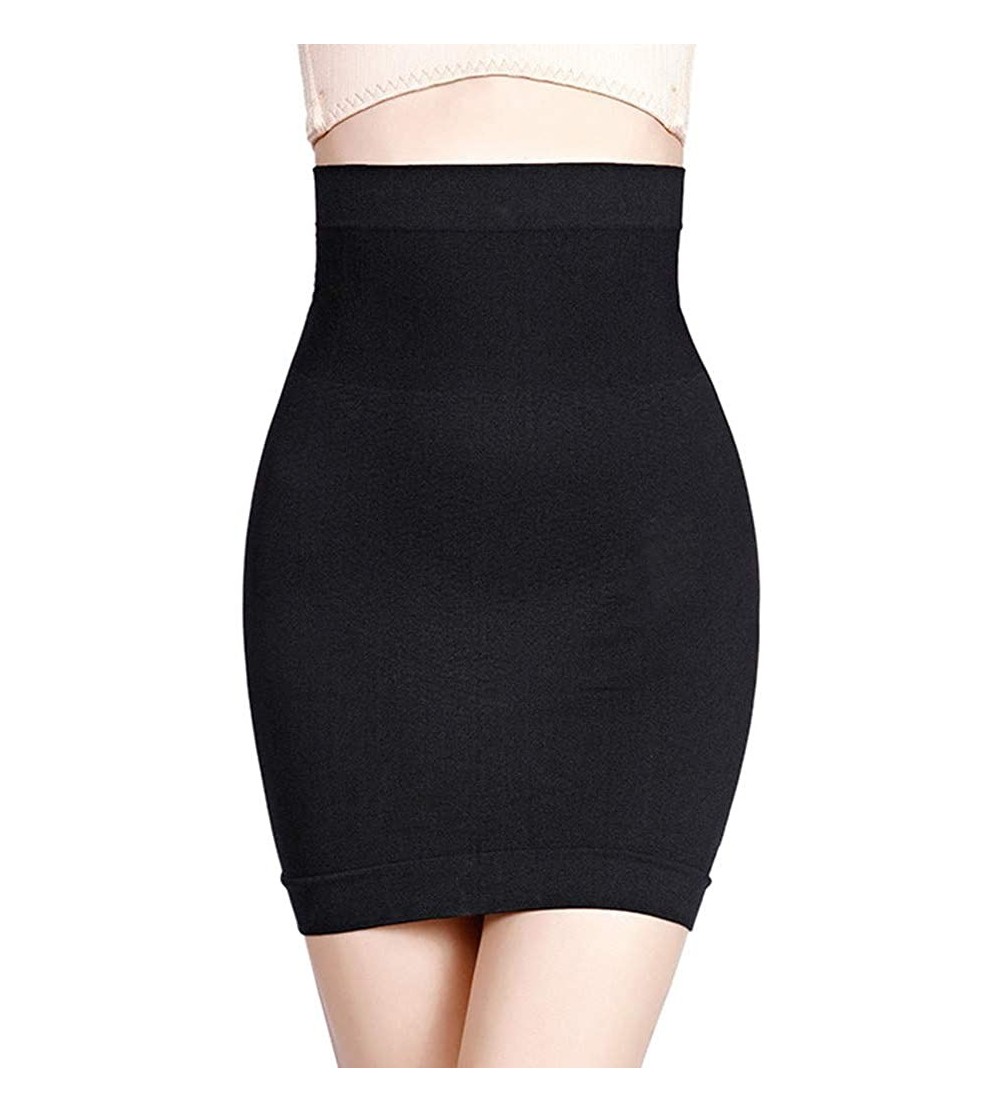 Shapewear Half Slips for Women Under Dresses Tummy Control Shapewear High Waist Slimming Seamless Invisible Underwear Skirt -...